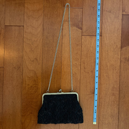 Black Beaded Purse