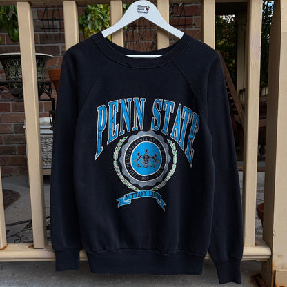 Penn State Black Crew Neck, L