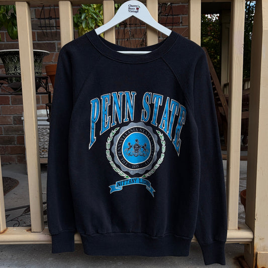Penn State Black Crew Neck, L