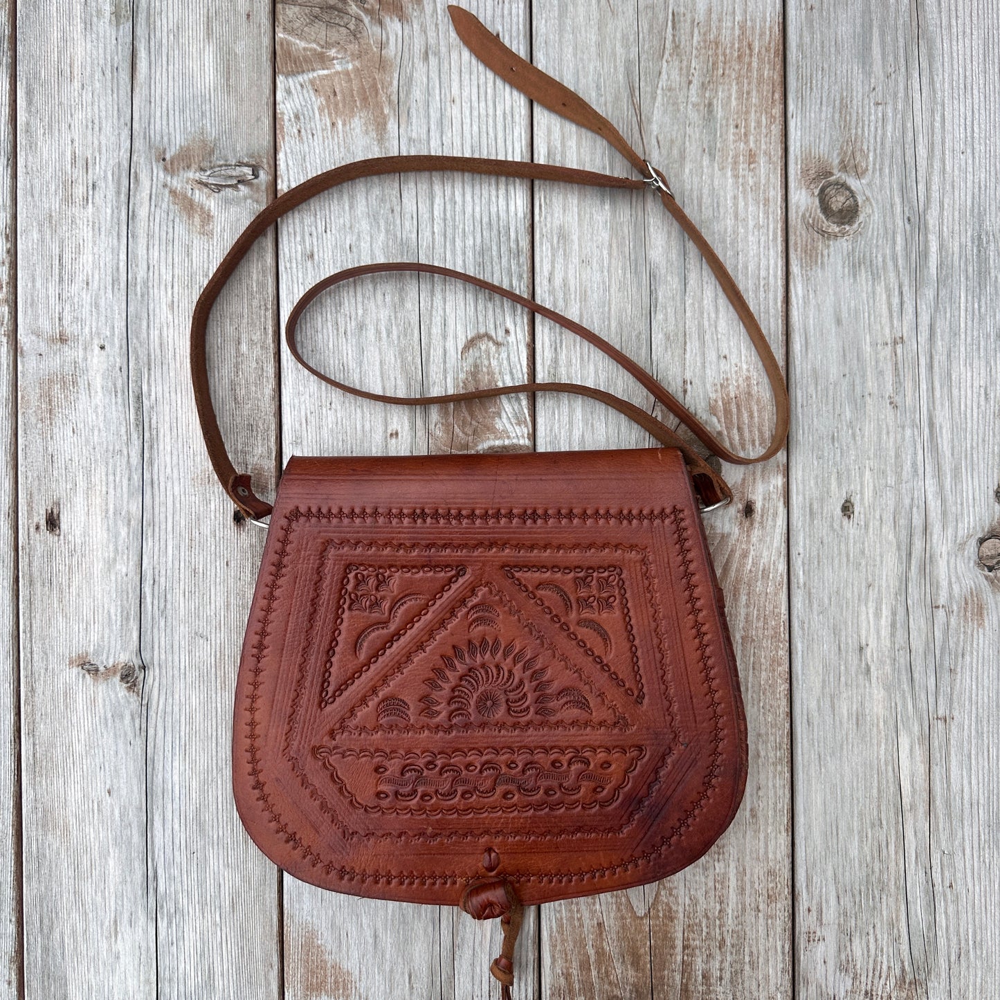 Hand Crafted Leather Western Bag