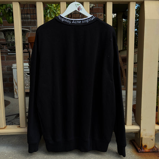 Acne Studios Black Crew Neck Sweater, M