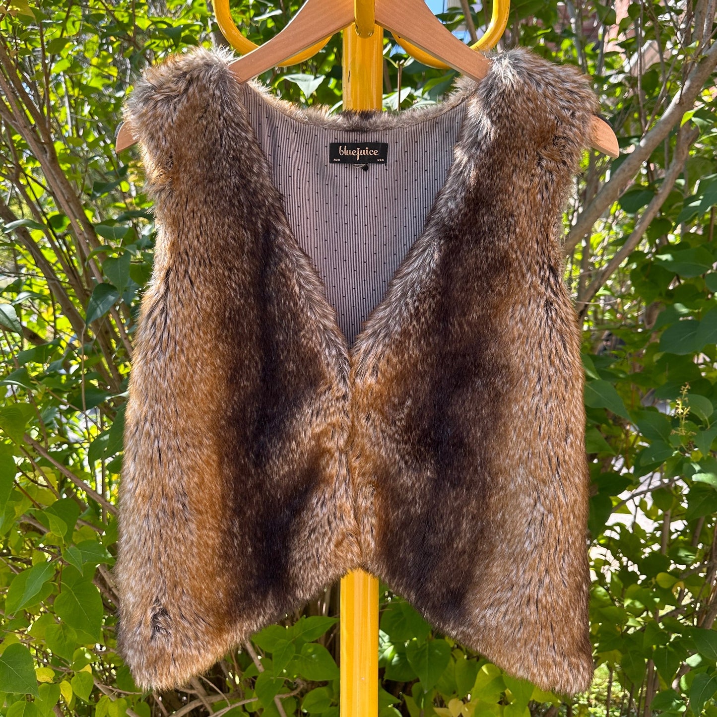 Faux Fur Vest, M - Cherry Buzz