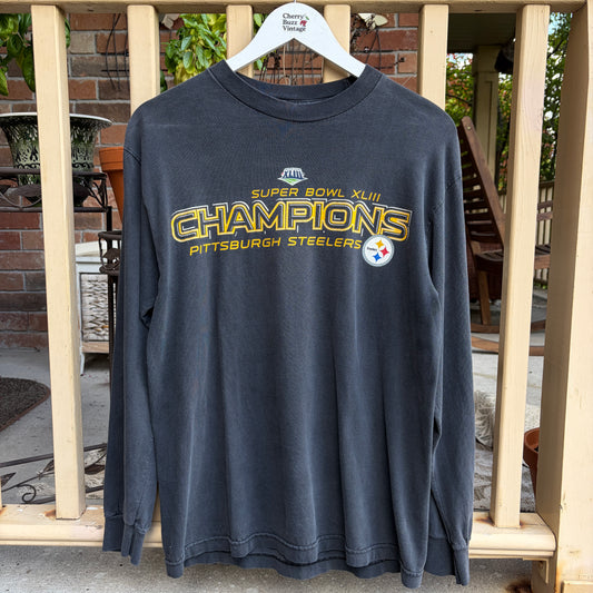 Pittsburgh Steelers Long Sleeve Shirt, M ￼