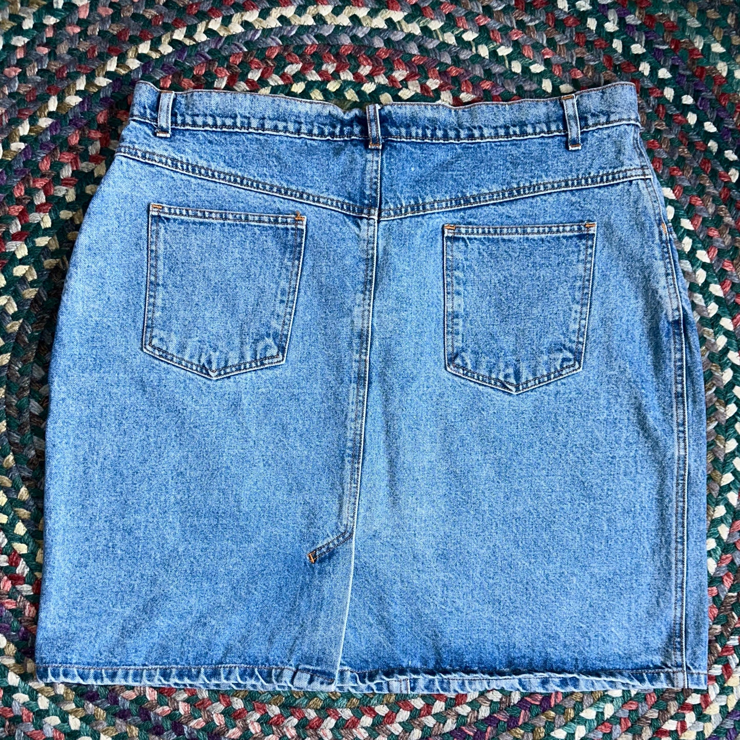 Cotton Ginny Plus Naturally Denim Skirt, 42”