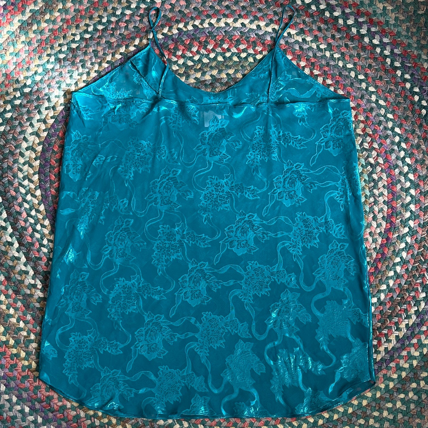 Cotton Ginny Sheer Blue Dress, L