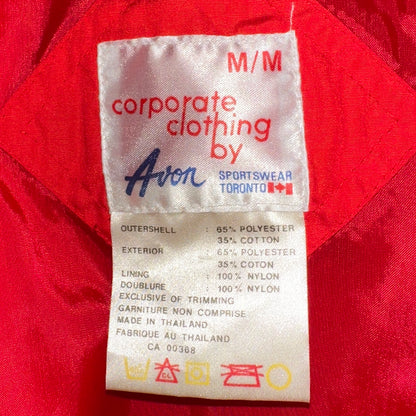 Avon Sports Wear Vintage Red Jacket, M