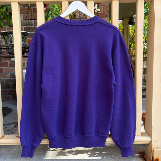 Russell Athletic Purple Plank Crew Neck, M