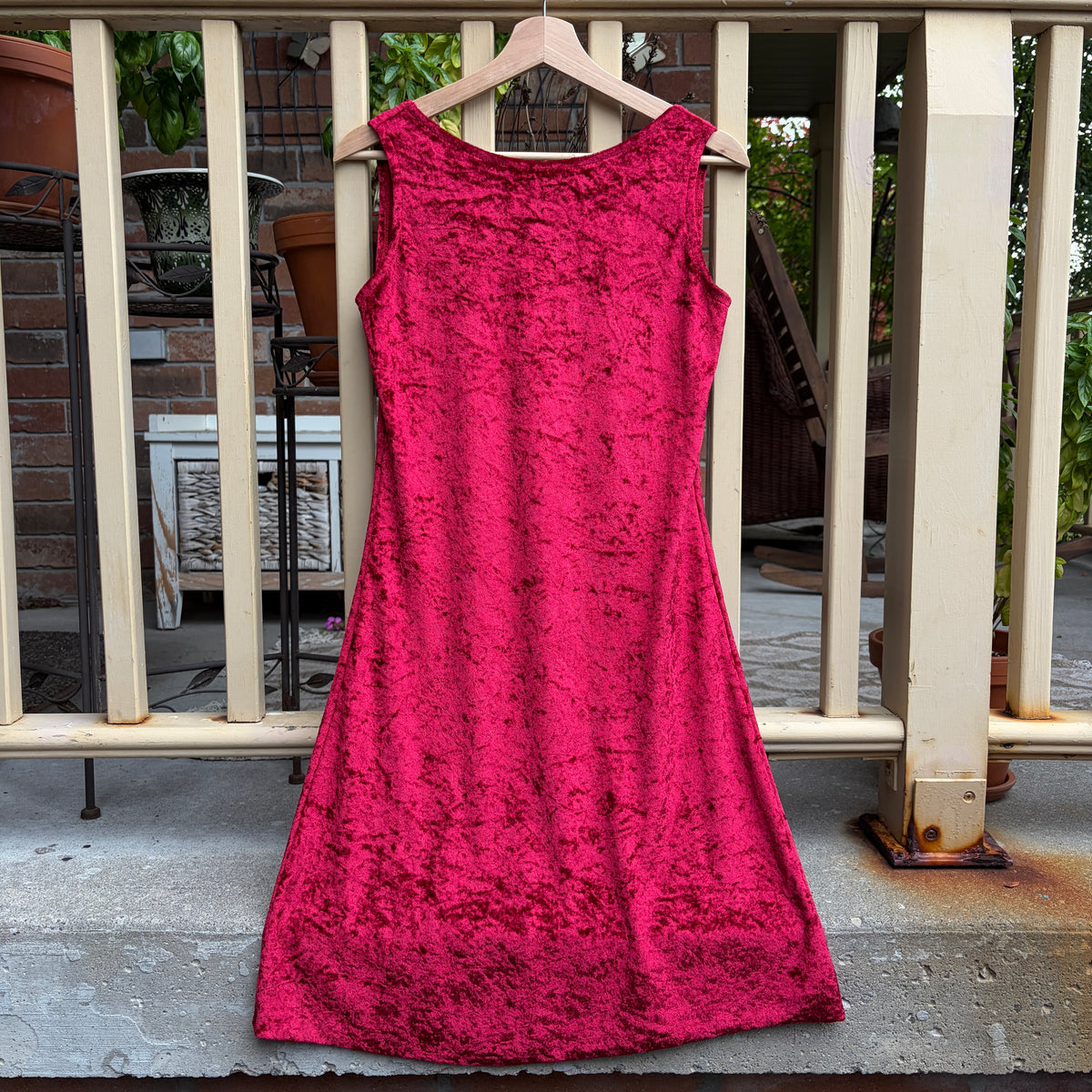 Red Velvet Cocktail Dress, O/S