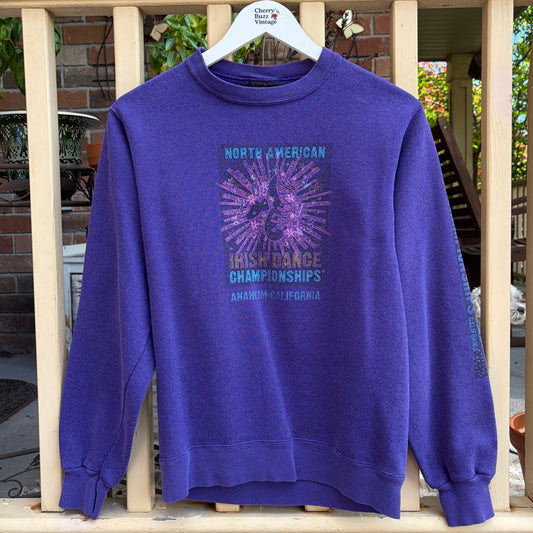 Irish Dance Championship Purple Crew Neck, S