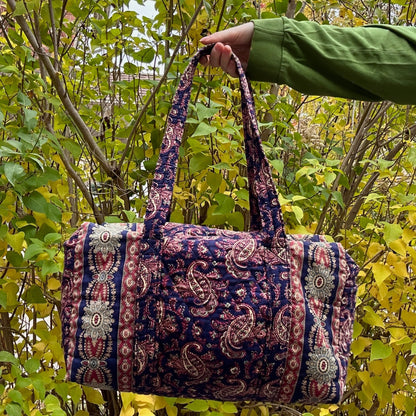 Vera Bradley Paisley Duffle Bag - Cherry Buzz