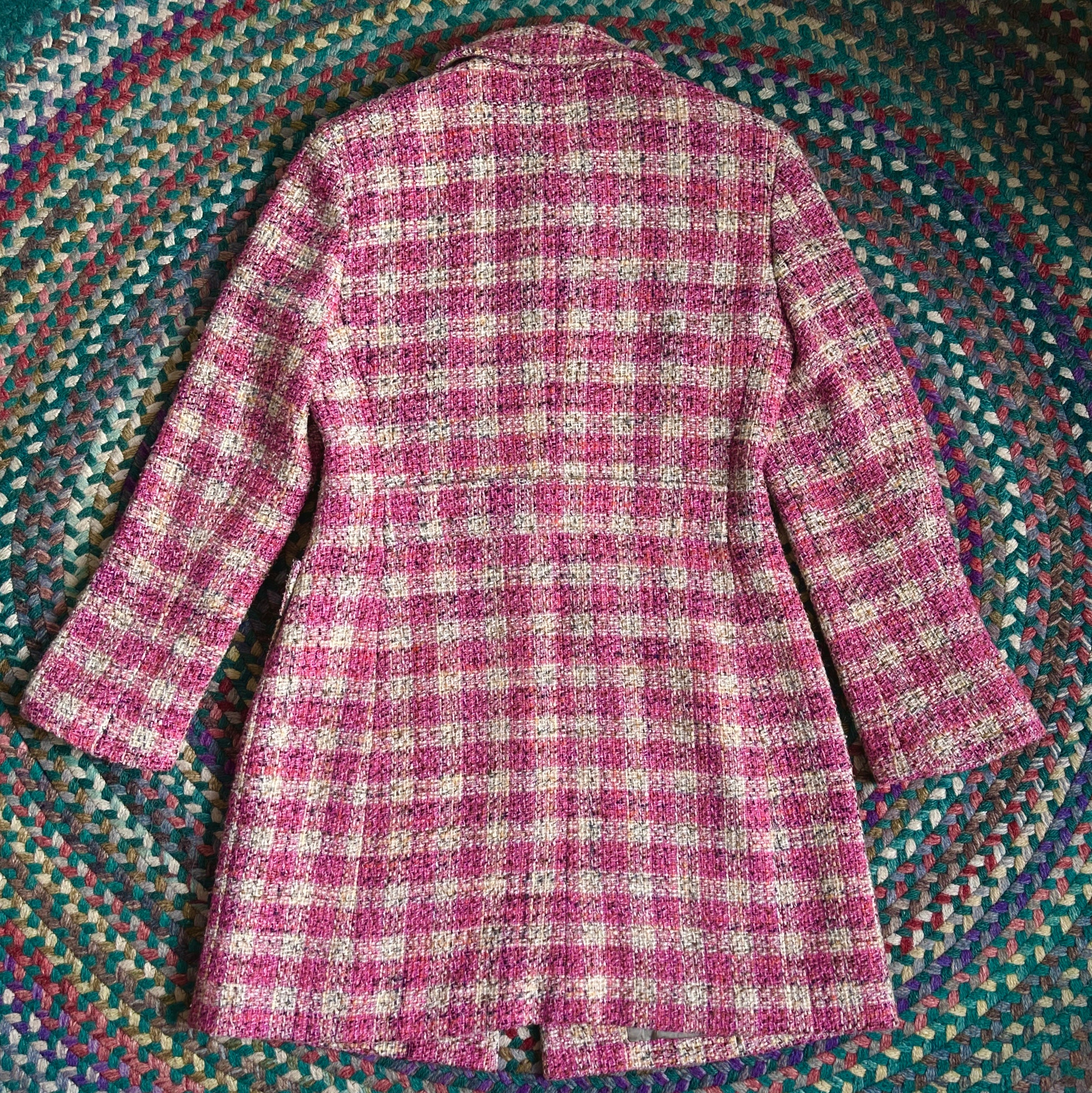 Anne klein hot sale gingham coat