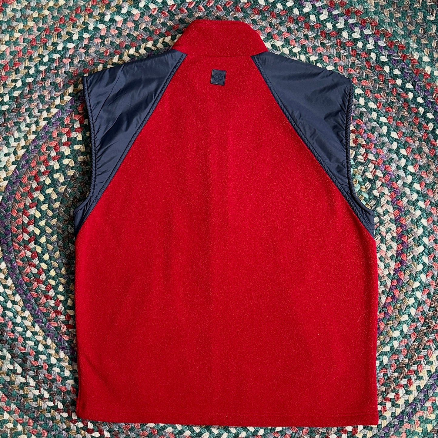 b.u.m. Red Fleece Vest, M