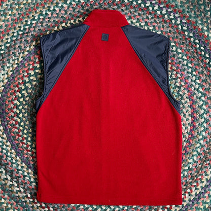 b.u.m. Red Fleece Vest, M