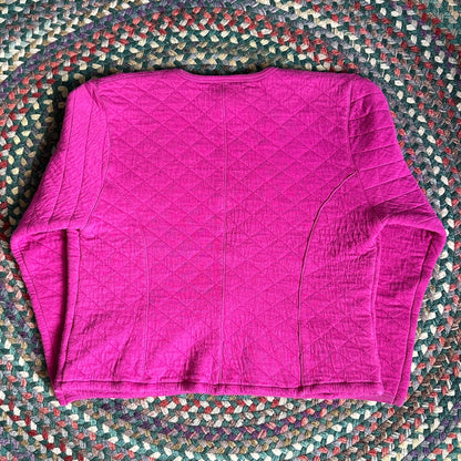 Adrienne Vittadini Pink Cardigan, M - Cherry Buzz