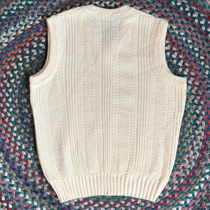 Prince Bellini by Caramy Cream Sweater Vest, XL - Cherry Buzz