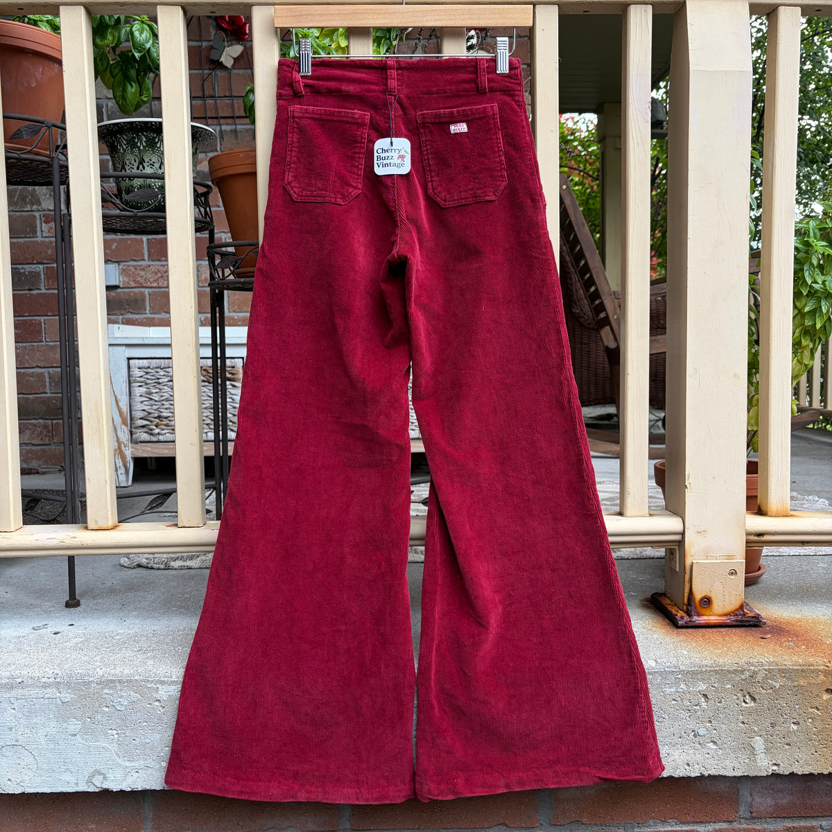 Miss Sixty Red Flair Corduroy Pants, S