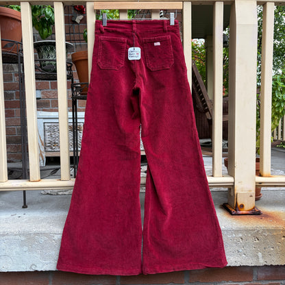 Miss Sixty Red Flair Corduroy Pants, S