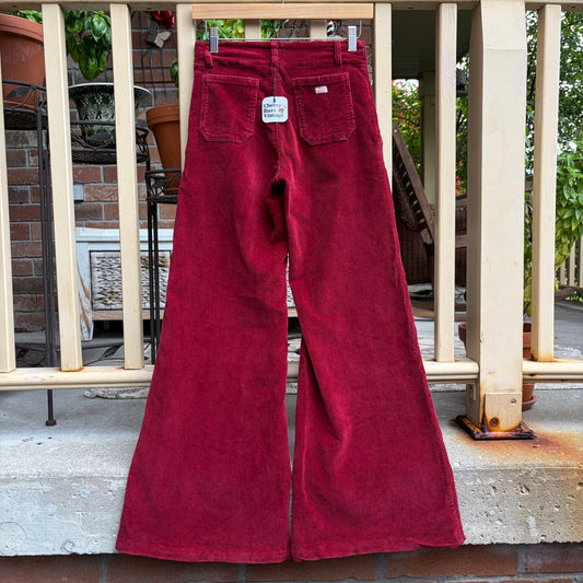 Miss Sixty Red Flair Corduroy Pants, S