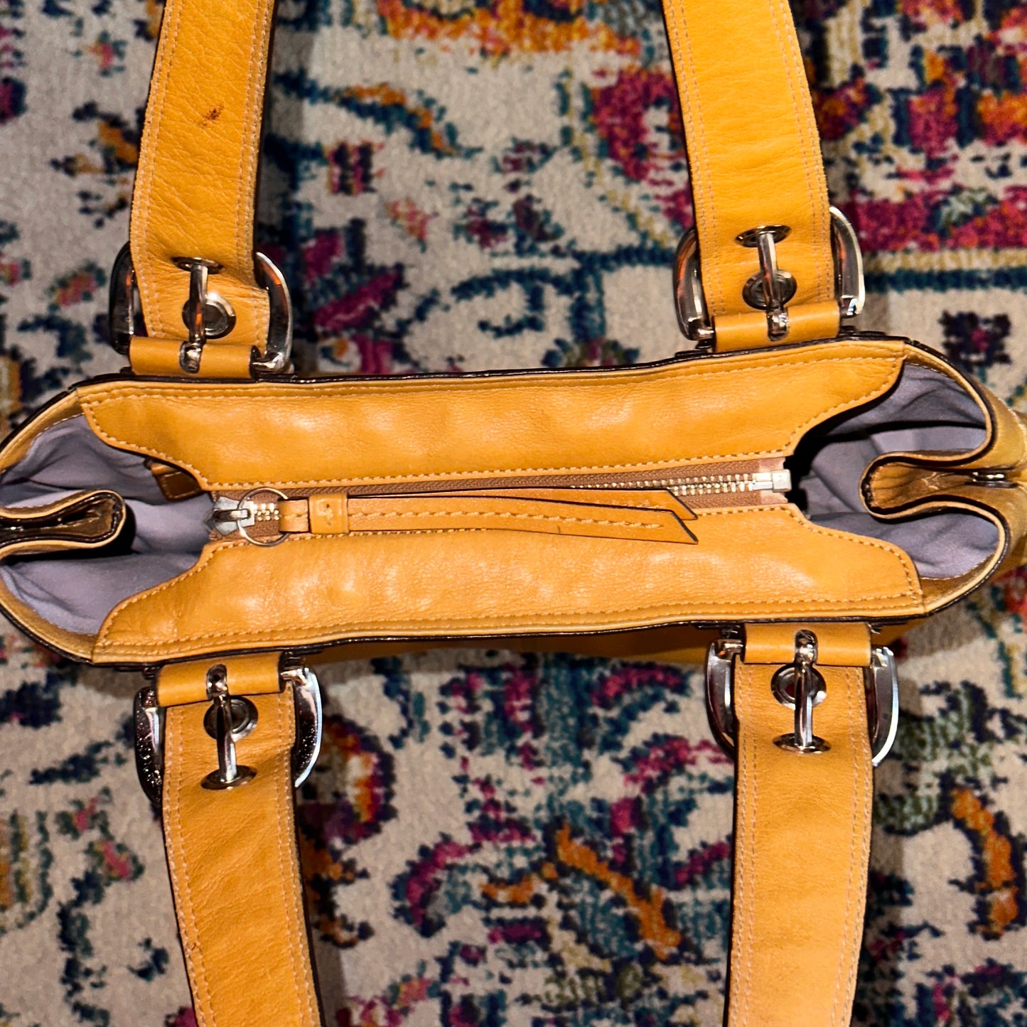 Coach Soho Hampton Tote in Saffron Yellow