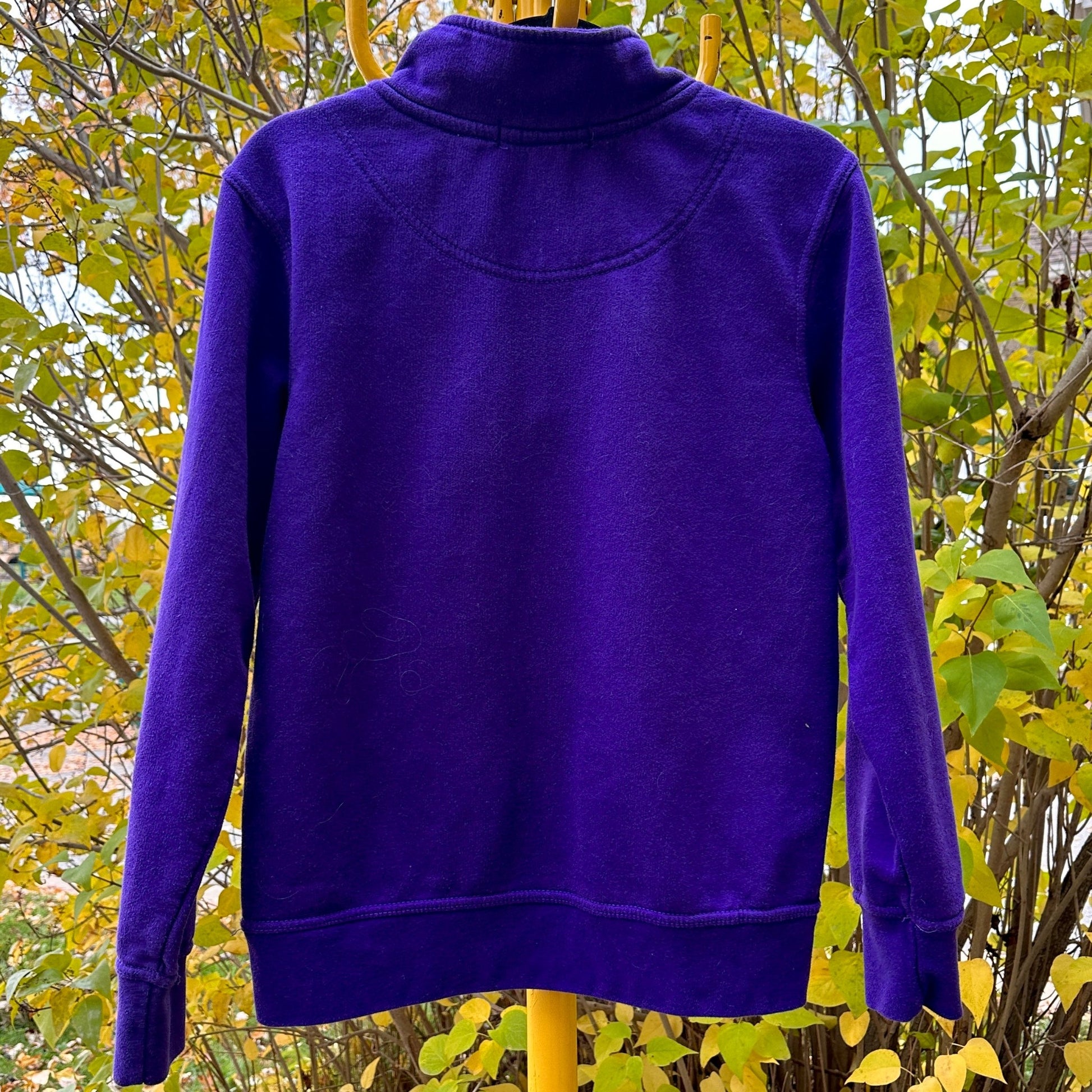 Western University Quarter Zip Sweater, M - Cherry Buzz