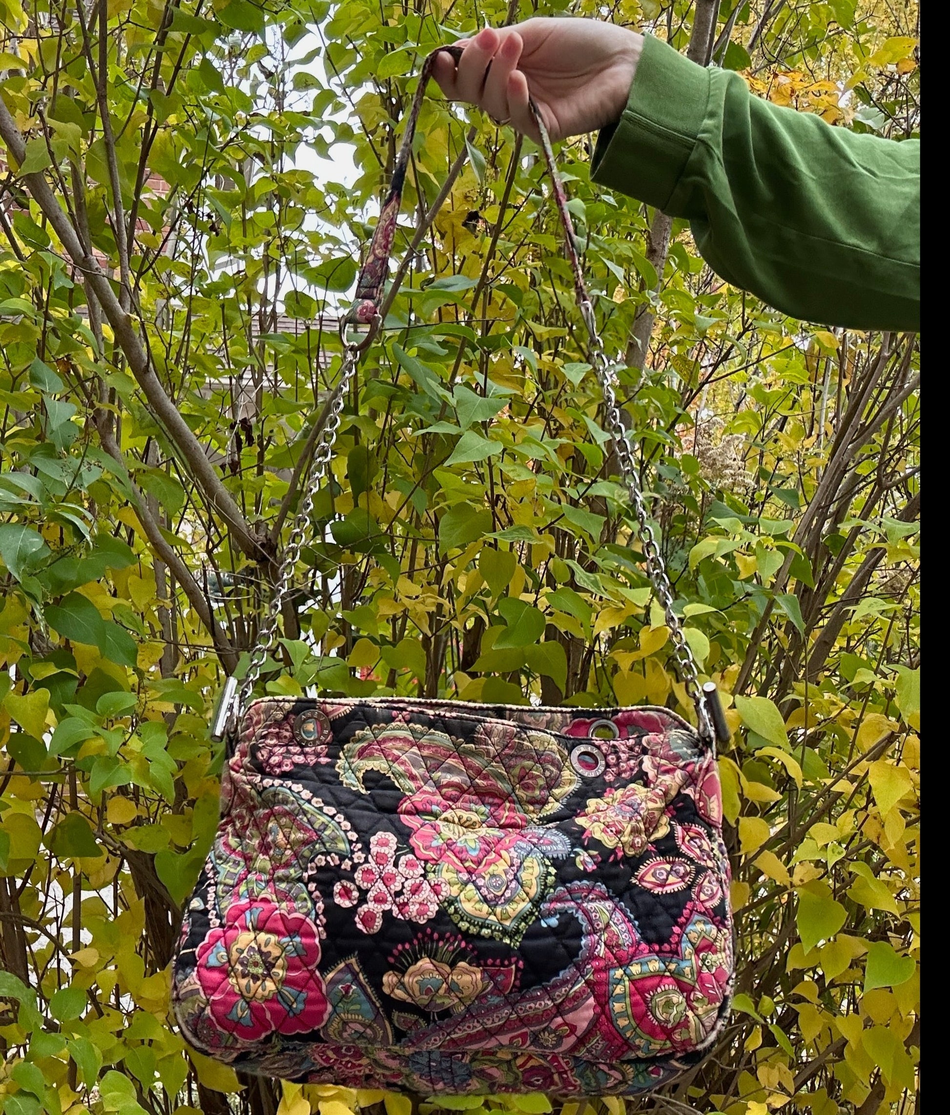 Vera Bradley Paisley Shoulder Bag - Cherry Buzz