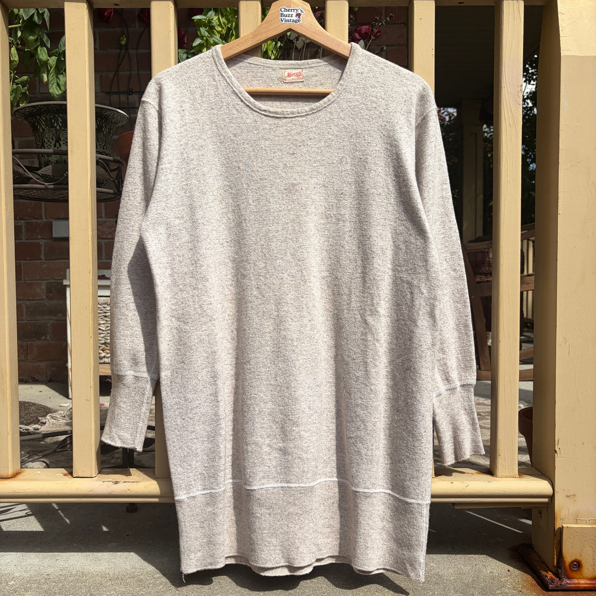 Mercury Grey Wool Thermal Layer, M