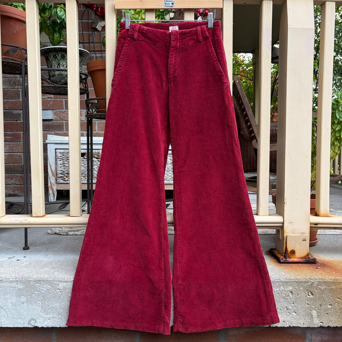Miss Sixty Red Flair Corduroy Pants, S