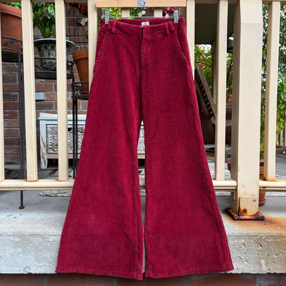Miss Sixty Red Flair Corduroy Pants, S