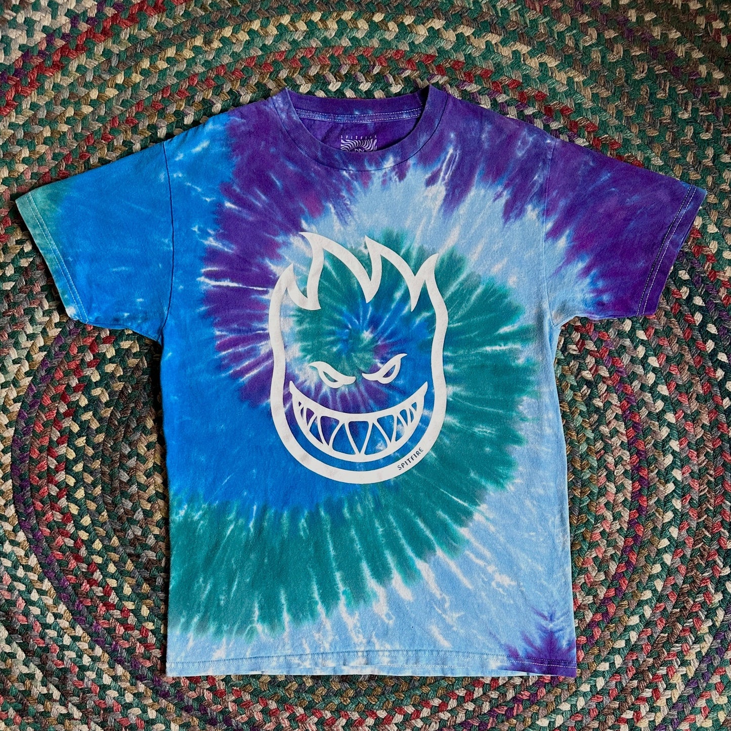 Spit Fire Tie-Dye T-Shirt, M - Cherry Buzz