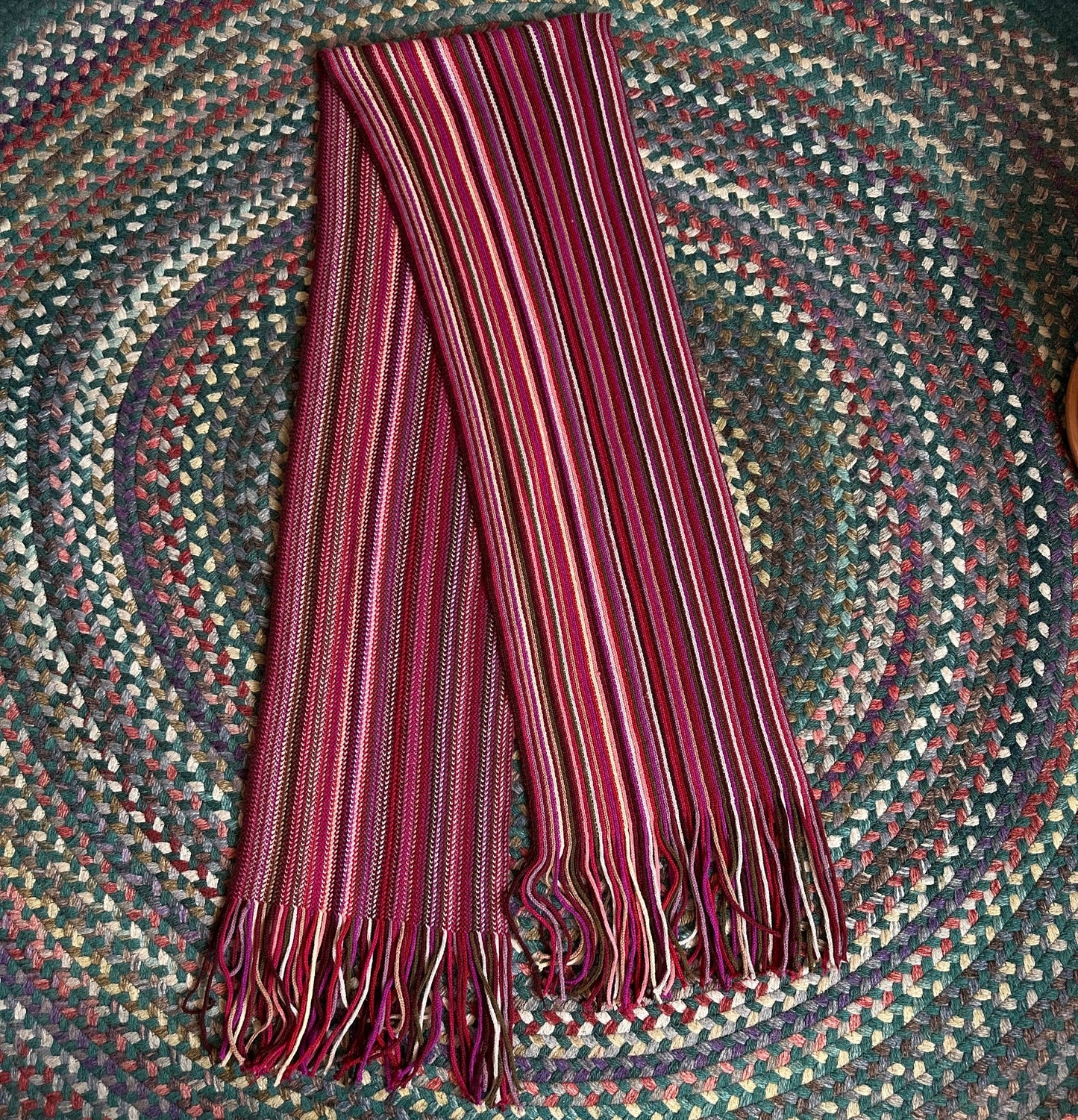 Multi-Tone Scarf - Cherry Buzz