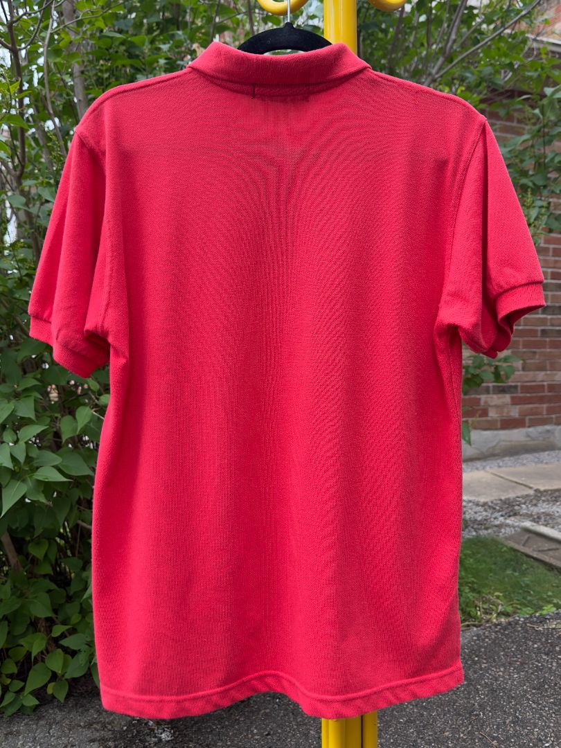 Polo by Ralph Lauren Classic Red Cotton Polo, M - Cherry Buzz