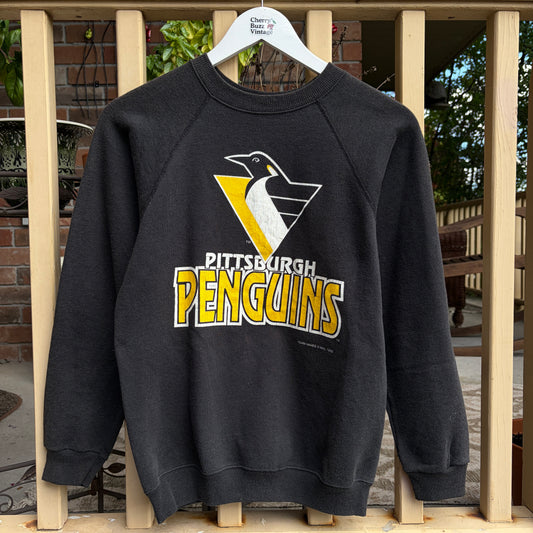 Pittsburgh Penguins Black Crew Neck, S