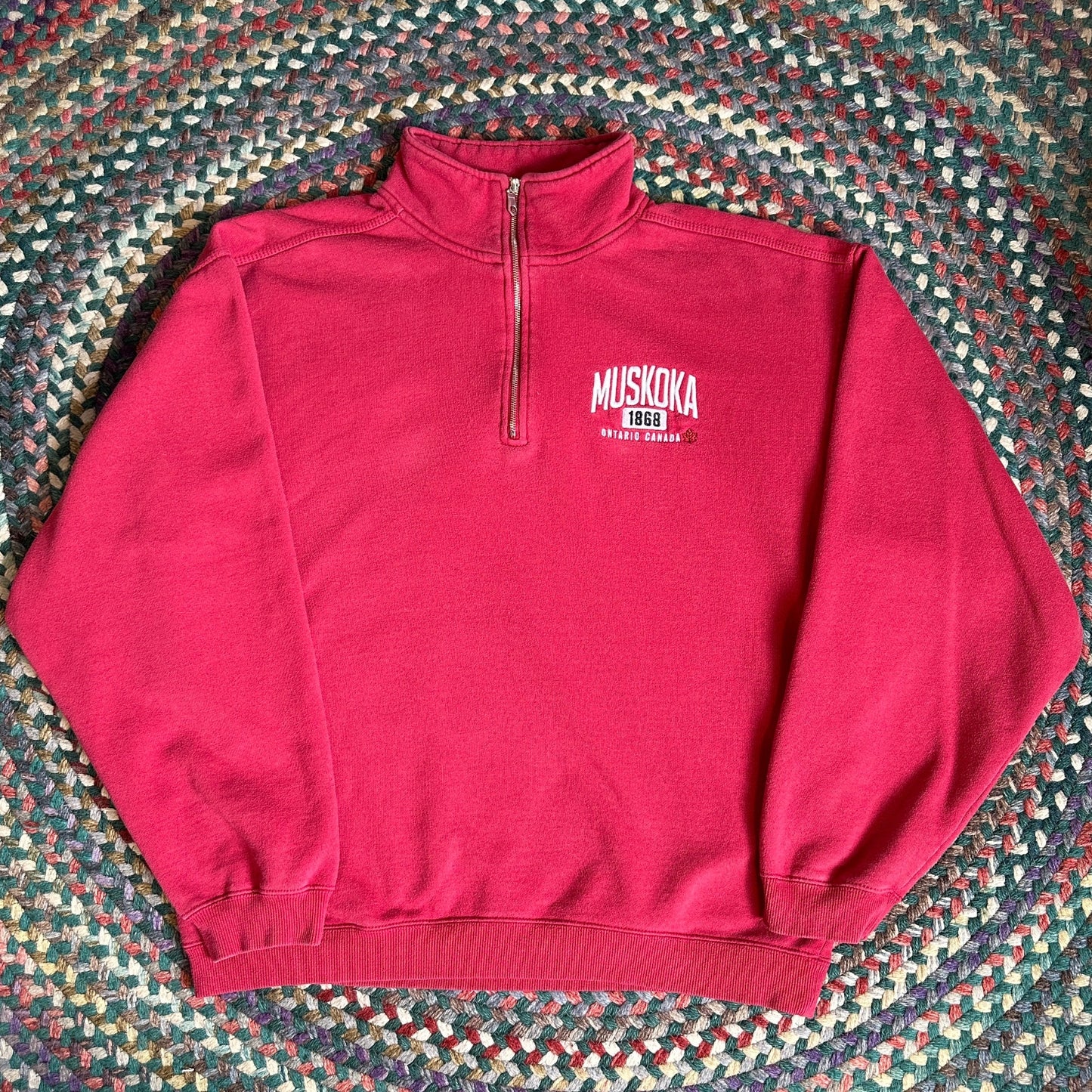 Muskoka Red Sweater, L - Cherry Buzz