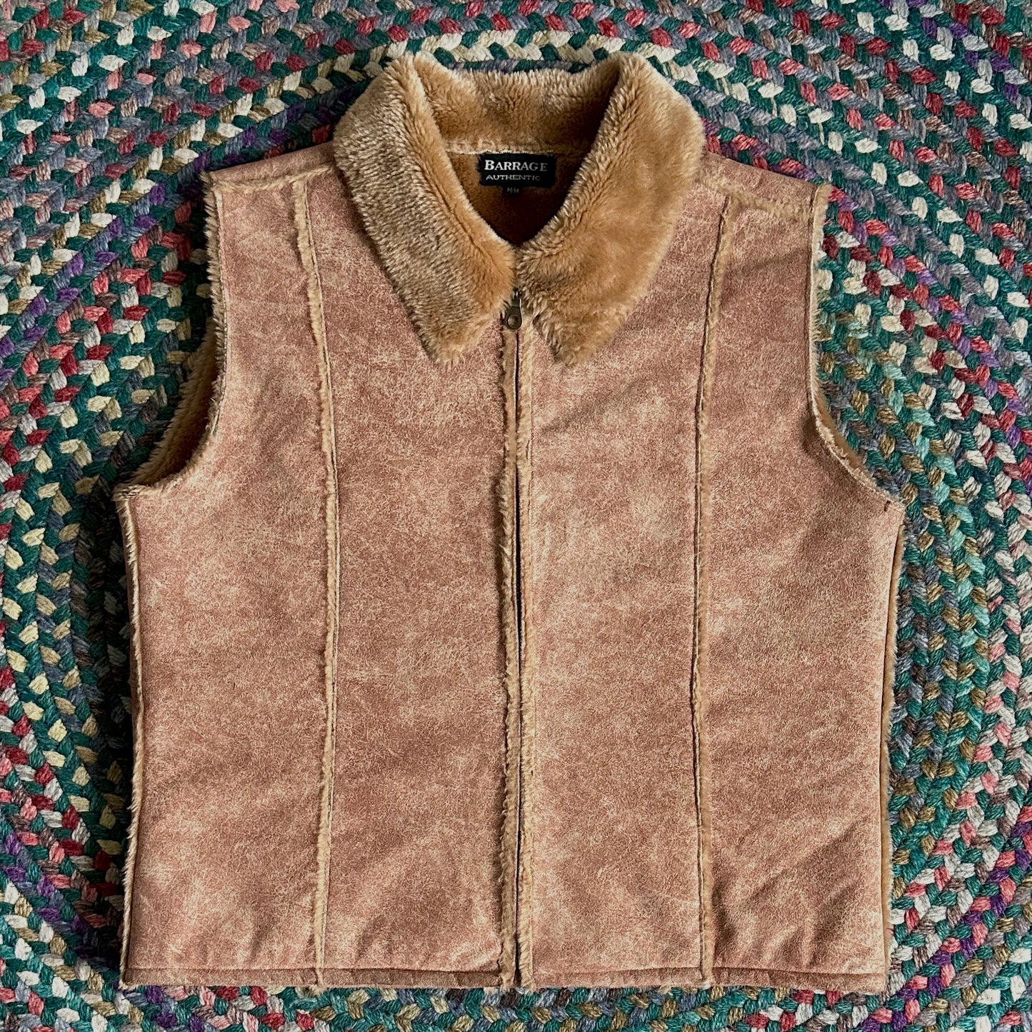 Vegan Leather Vest, M - Cherry Buzz