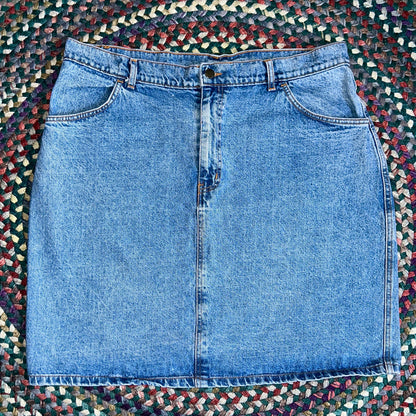 Cotton Ginny Plus Naturally Denim Skirt, 42”