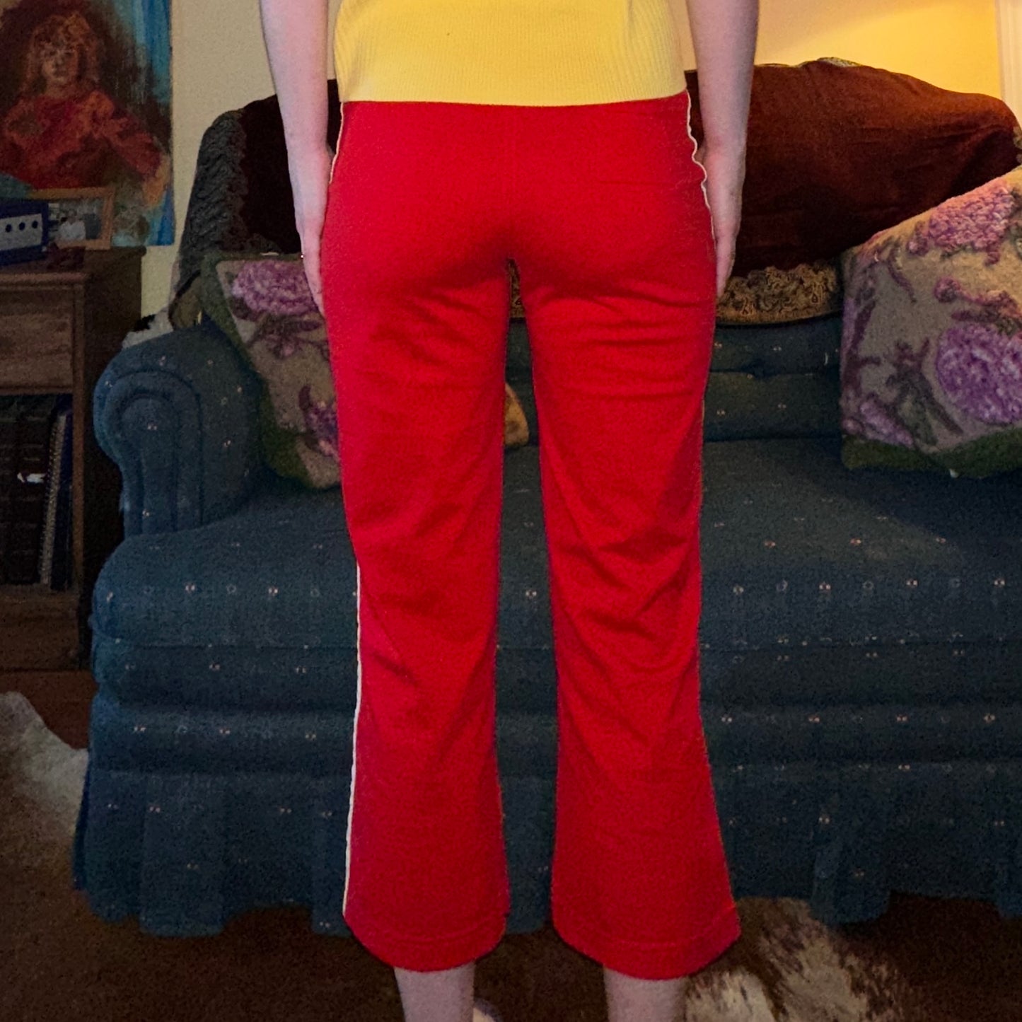 Tommy Hilfiger Red Capris, S