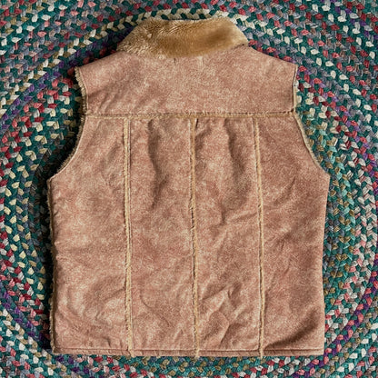 Vegan Leather Vest, M - Cherry Buzz