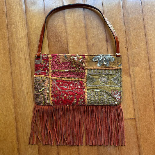 Furla Red Paisley Purse