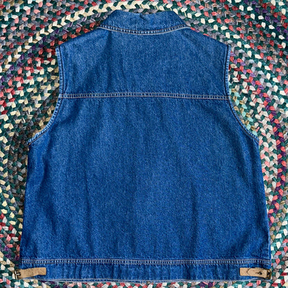 Blue Denim Vest, XL