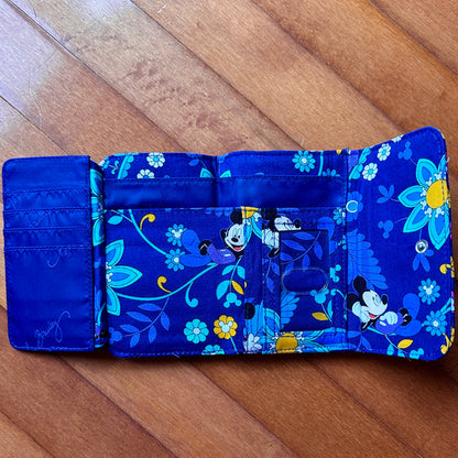 Vera Bradley Blue Disney Wallet