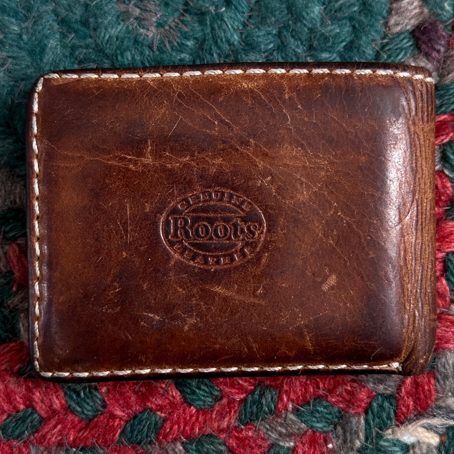 Roots Brown Wallet