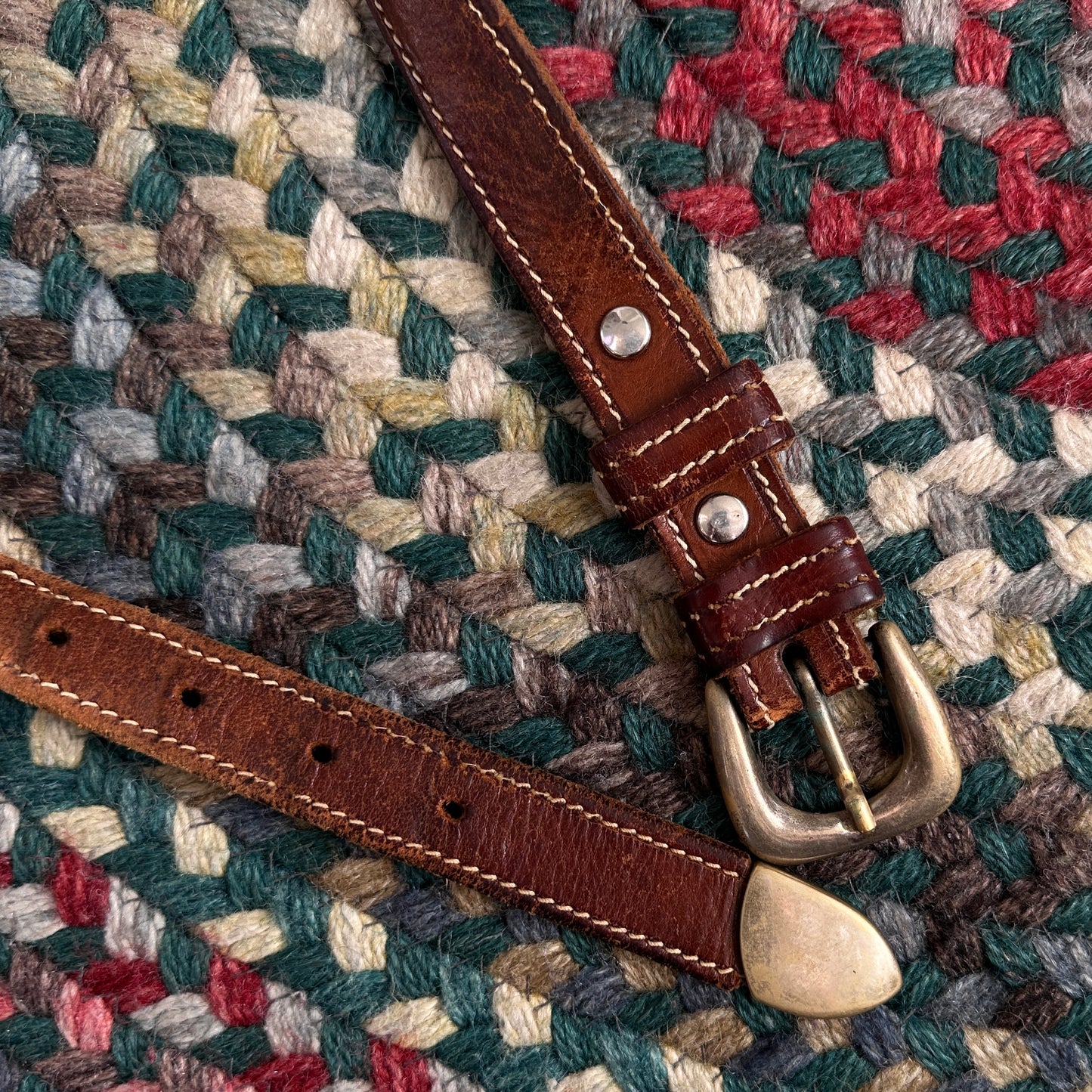 Brown Leather Belt, 34.5”