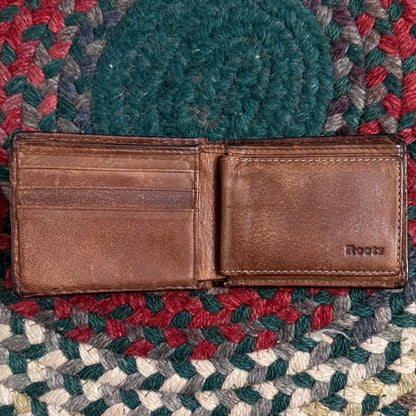 Roots Brown Wallet