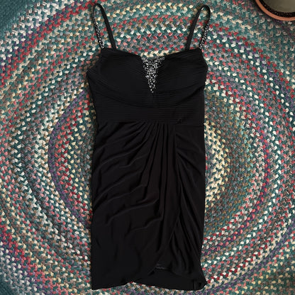 Simon Chang Black Cocktail Dress, 10