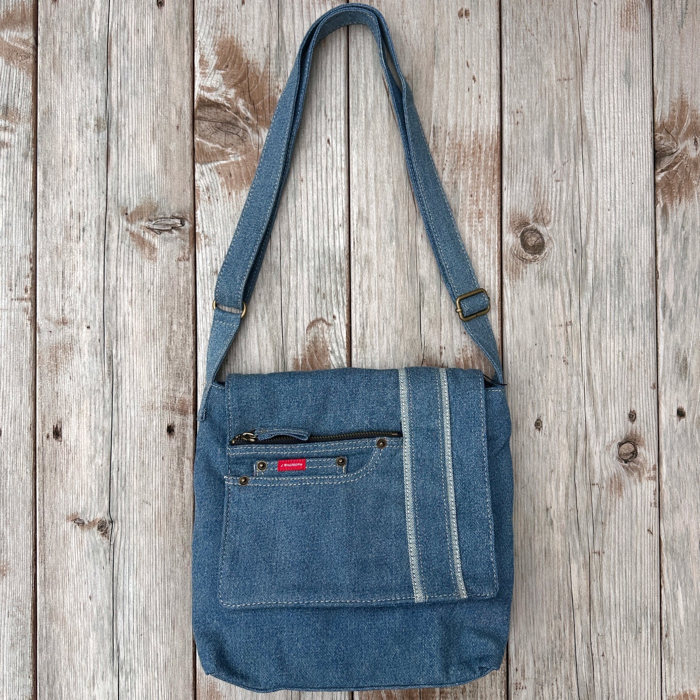 J. Waltson Blue Denim Bag