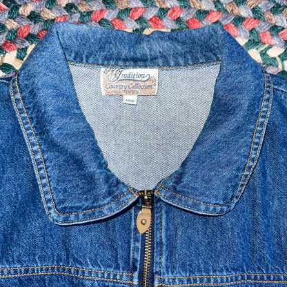 Blue Denim Vest, XL