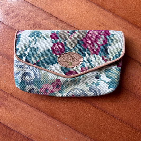 Floral Clutch with Card Holder