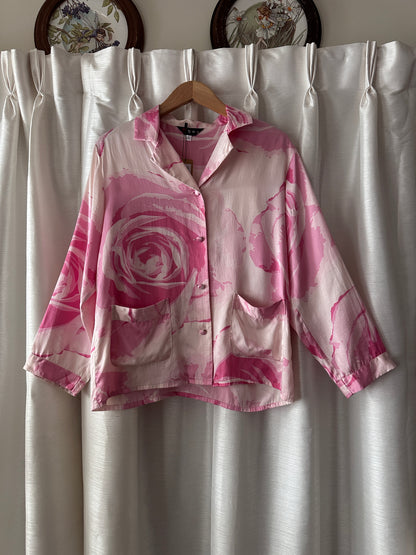 Silk Rose Blouse, XL