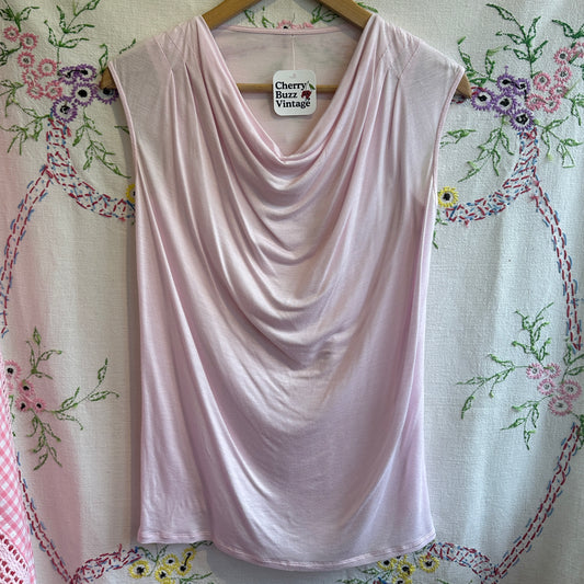 Pink Ruched Top, M