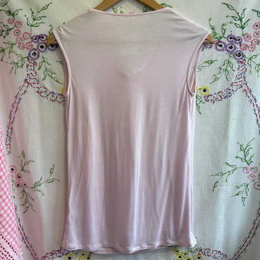 Pink Ruched Top, M